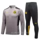 BVB Borussia Dortmund Komplet Sweatshirts Četvrt-Zip 2022/23 Svijetlo siva