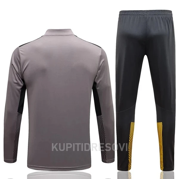 BVB Borussia Dortmund Komplet Sweatshirts Četvrt-Zip 2022/23 Svijetlo siva