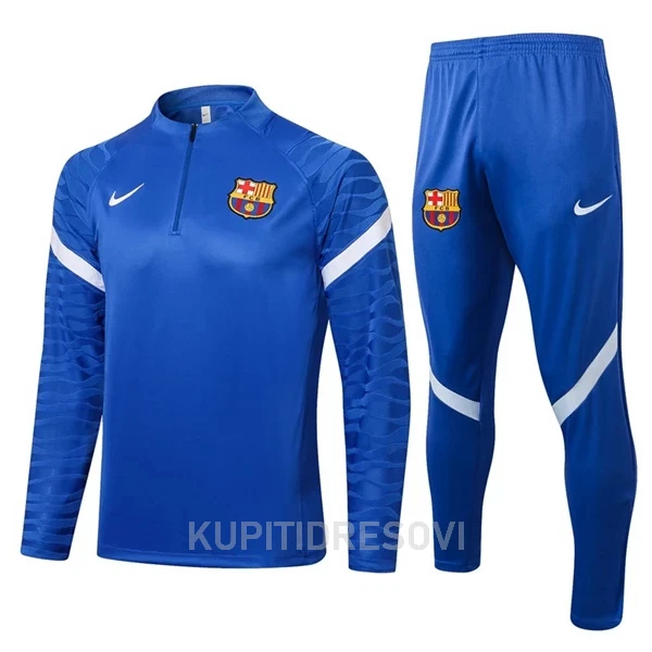 FC Barcelona Komplet Sweatshirts Četvrt-Zip 2022/23 Plavo bijela