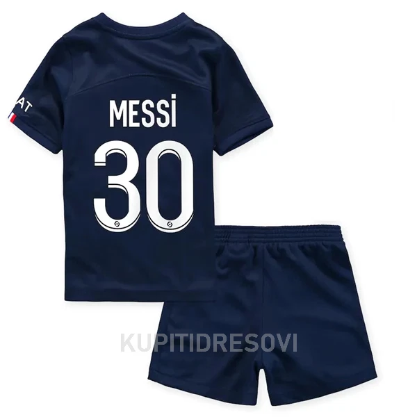 Dječji Dresovi Paris Saint-Germain Messi 30 Domaći 2022/23
