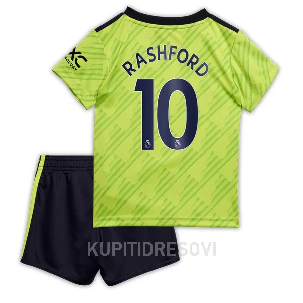 Dječji Dresovi Manchester United Rashford 10 Treći 2022/23