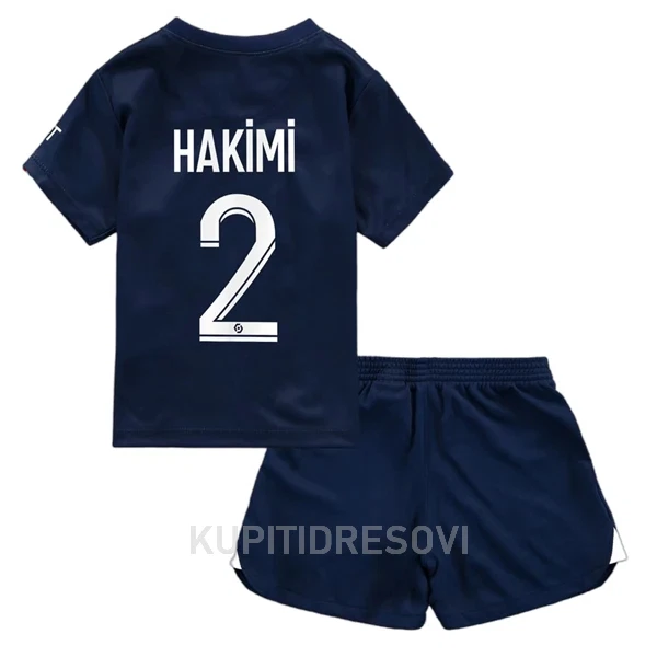Dječji Dresovi Paris Saint-Germain Hakimi 2 Domaći 2022/23
