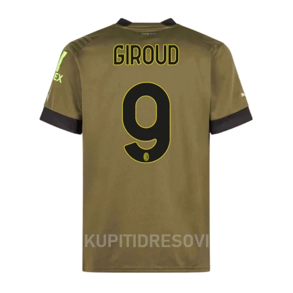 Dresovi AC Milan Giroud 9 Treći 2022/23