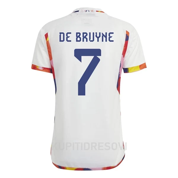 Dresovi Belgija De Bruyne 7 Gostujući SP 2022