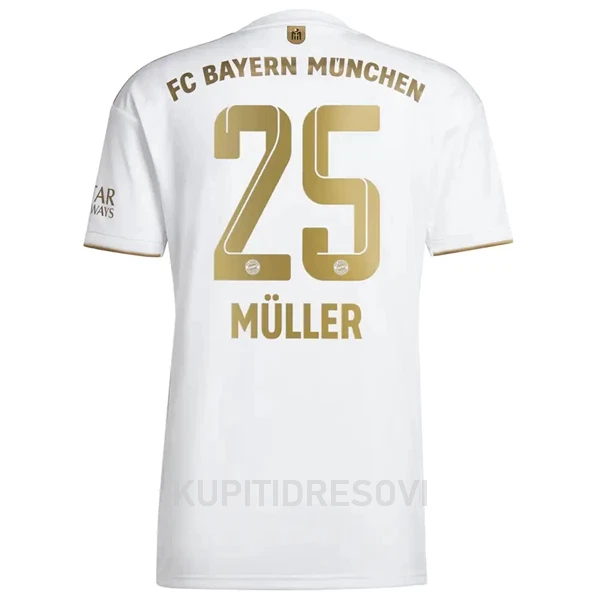 Dresovi FC Bayern München Müller 25 Gostujući 2022/23