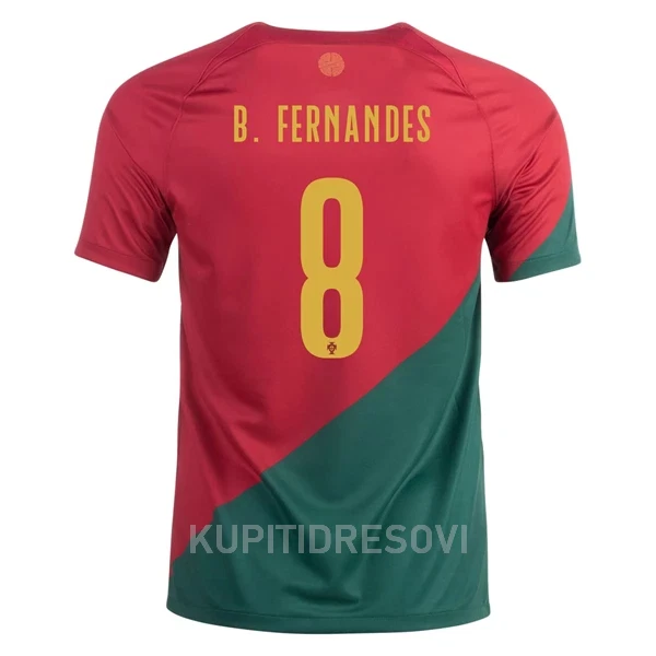 Dresovi Portugal Bruno Fernandes 8 Domaći SP 2022