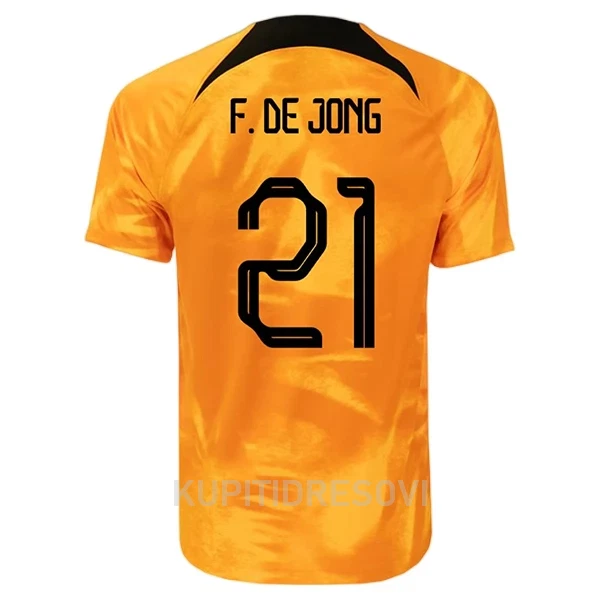 Dresovi Nizozemska Frenkie de Jong 21 Domaći SP 2022