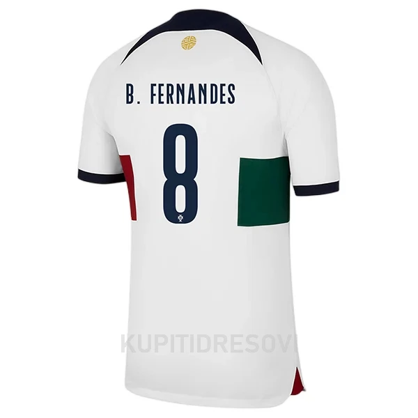 Dresovi Portugal Bruno Fernandes 8 Gostujući SP 2022