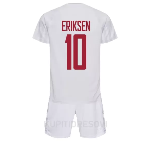 Dječji Dresovi Danska Christian Eriksen 10 Gostujući SP 2022