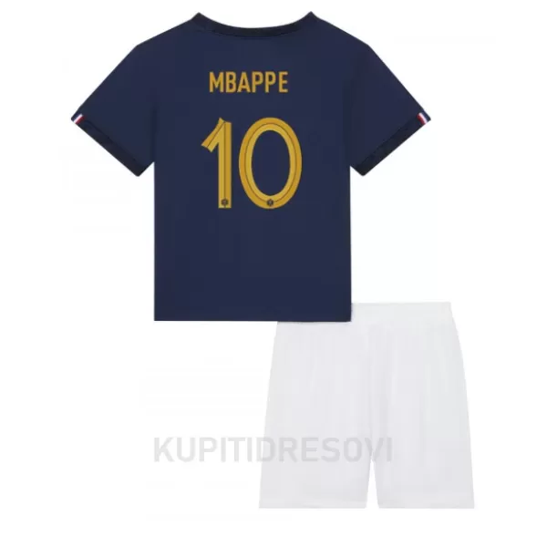 Dječji Dresovi Francuska Kylian Mbappé 10 Domaći SP 2022