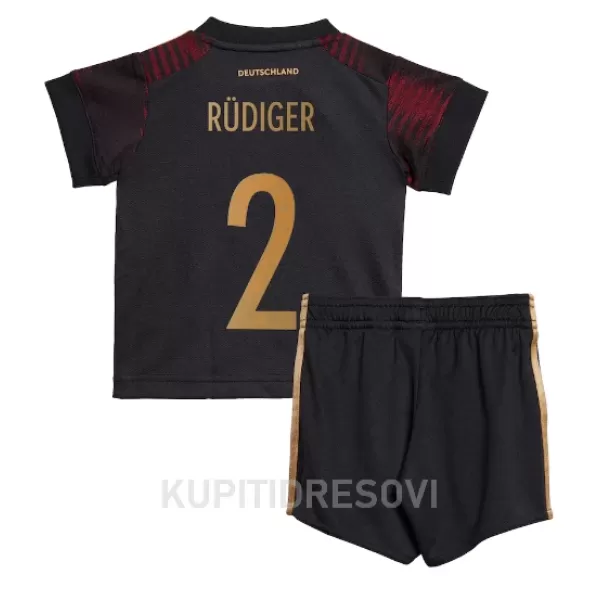 Dječji Dresovi Njemačka Antonio Rudiger 2 Gostujući SP 2022