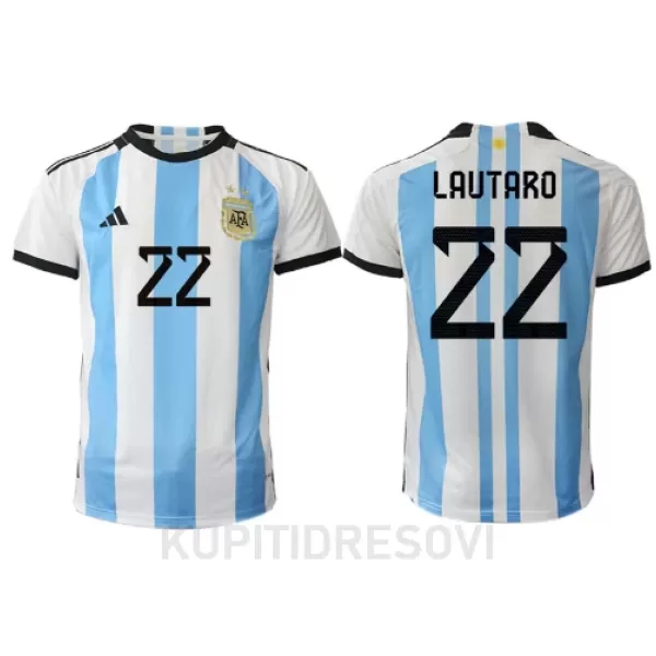 Dresovi Argentina Lautaro Martinez 22 Domaći SP 2022