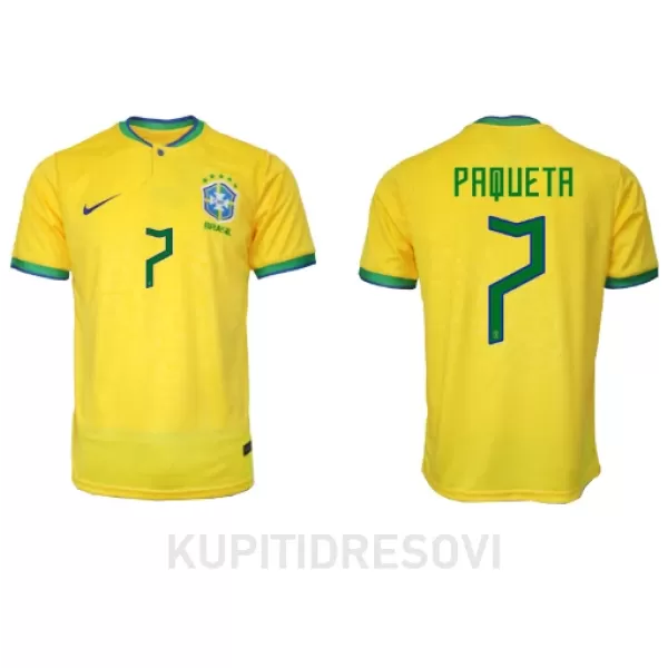 Dresovi Brazil Lucas Paqueta 7 Domaći SP 2022