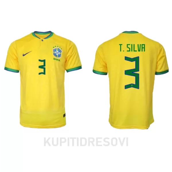 Dresovi Brazil Thiago Silva 3 Domaći SP 2022