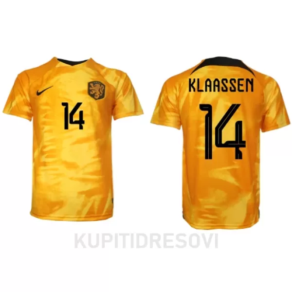 Dresovi Nizozemska Davy Klaassen 14 Domaći SP 2022