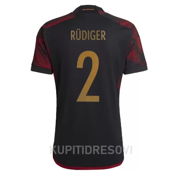Dresovi Njemačka Antonio Rudiger 2 Gostujući SP 2022