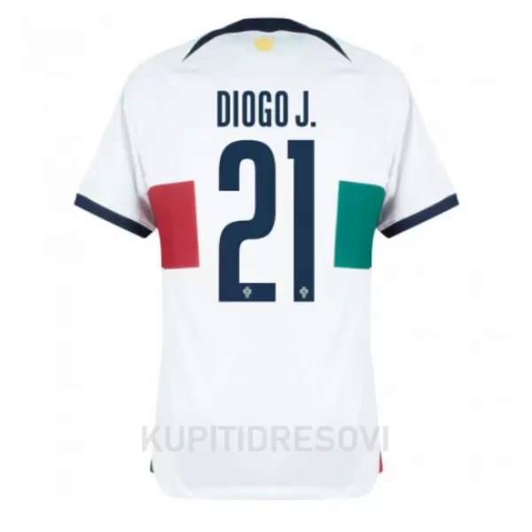 Dresovi Portugal Diogo Jota 21 Gostujući SP 2022