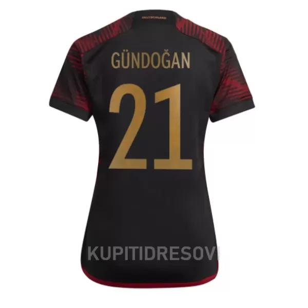 Ženski Dresovi Njemačka Ilkay Gündogan 21 Gostujući SP 2022