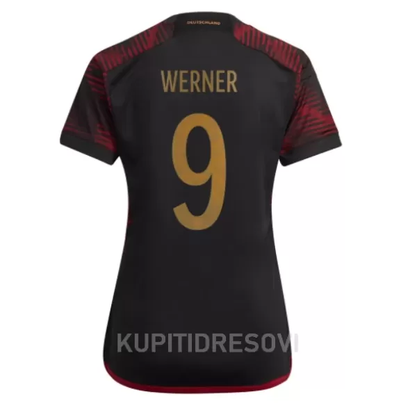 Ženski Dresovi Njemačka Timo Werner 9 Gostujući SP 2022