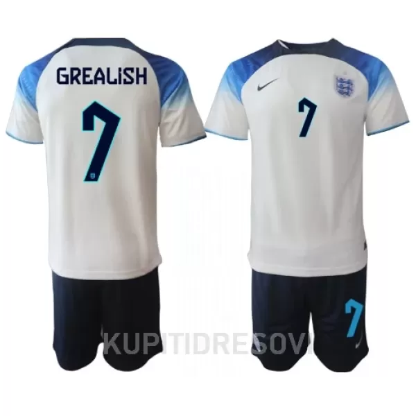 Dječji Dresovi Engleska Jack Grealish 7 Domaći SP 2022