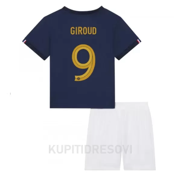 Dječji Dresovi Francuska Olivier Giroud 9 Domaći SP 2022
