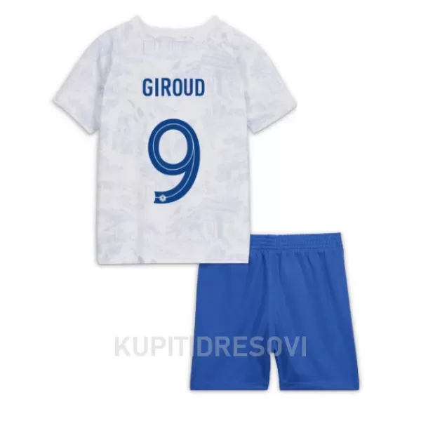 Dječji Dresovi Francuska Olivier Giroud 9 Gostujući SP 2022