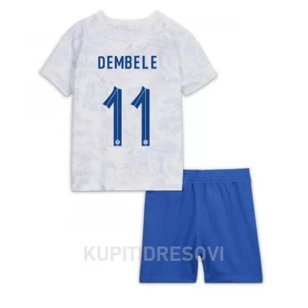 Dječji Dresovi Francuska Ousmane Dembele 11 Gostujući SP 2022