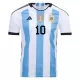Dresovi Argentina 3 Star Messi 10 Domaći SP 2022