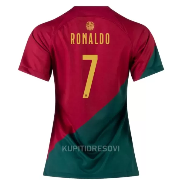 Ženski Dresovi Portugal Cristiano Ronaldo 7 Domaći SP 2022