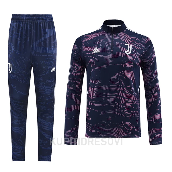 Juventus Royal Sweatshirt za Trening Četvrt-Zip 2022/23 Plava