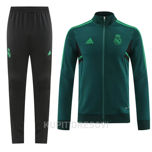 Real Madrid Komplet Sweatshirts 2022/23 Tamno zelena