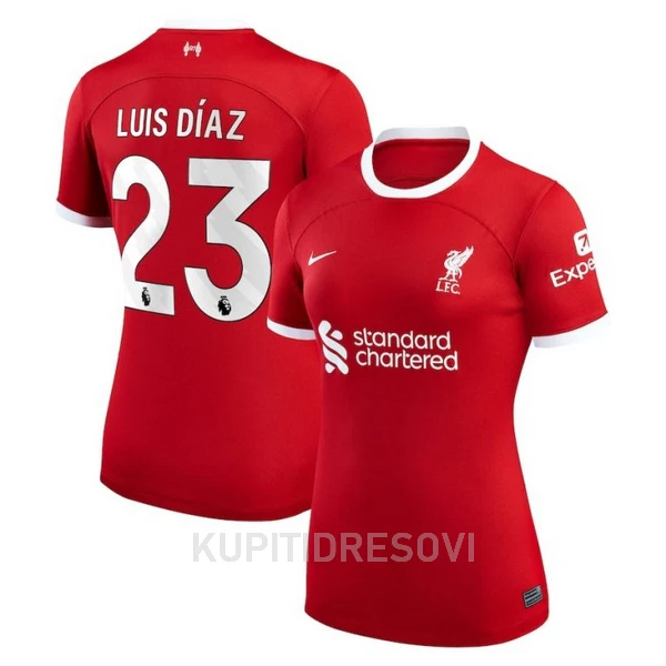 Ženski Dresovi Liverpool Luis Díaz 23 Domaći 2023/24