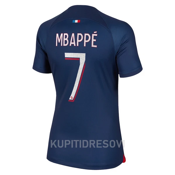 Ženski Dresovi Paris Saint-Germain Mbappé 7 Domaći 2023/24