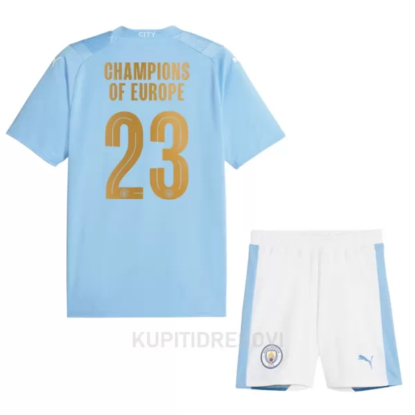 Dječji Dresovi Manchester City Champions of Europe Domaći 2023/24