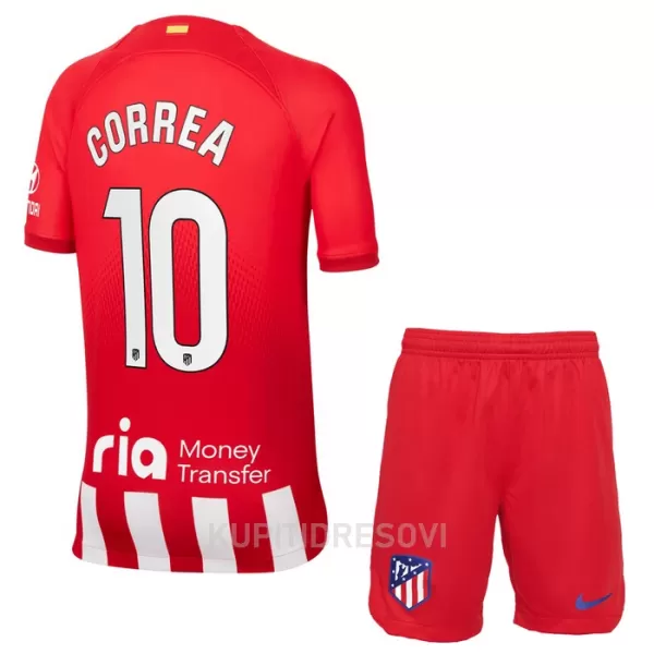 Dječji Dresovi Atlético Madrid Correa 10 Domaći 2023/24