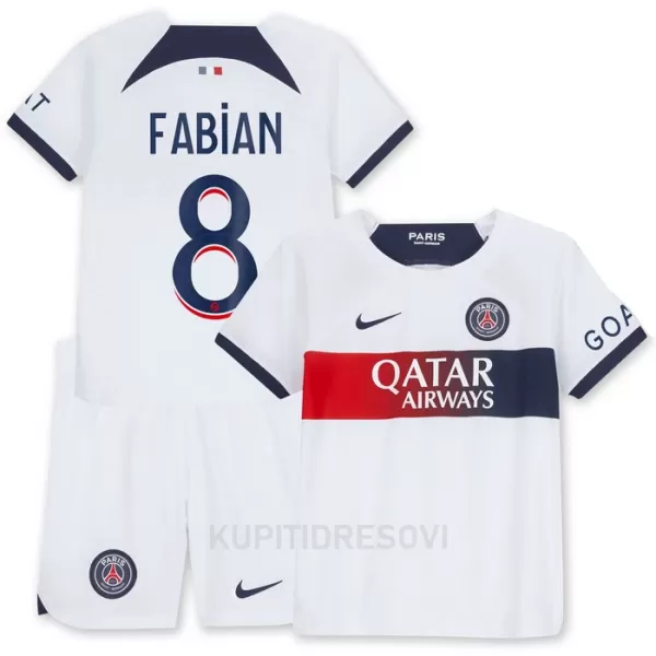 Dječji Dresovi Paris Saint-Germain Fabian 8 Gostujući 2023/24