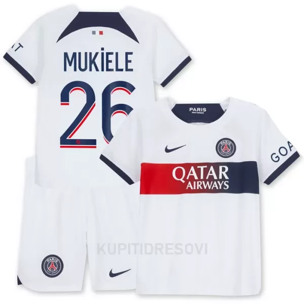 Dječji Dresovi Paris Saint-Germain Mukiele 26 Gostujući 2023/24