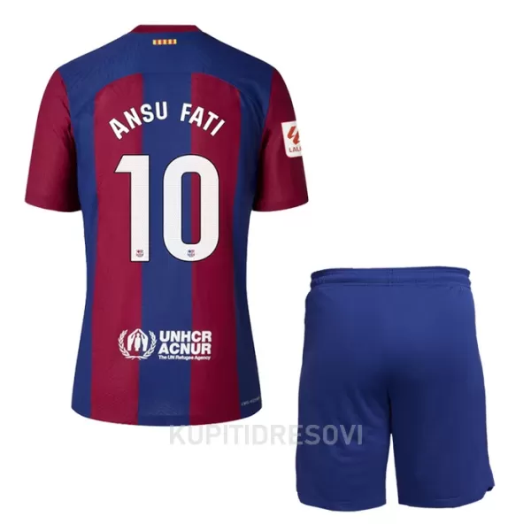 Dječji Dresovi FC Barcelona Ansu Fati 10 Domaći 2023/24
