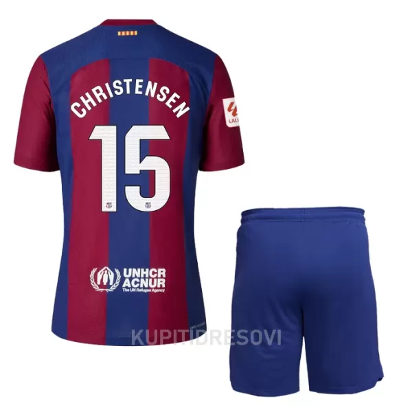 Dječji Dresovi FC Barcelona Christensen 15 Domaći 2023/24