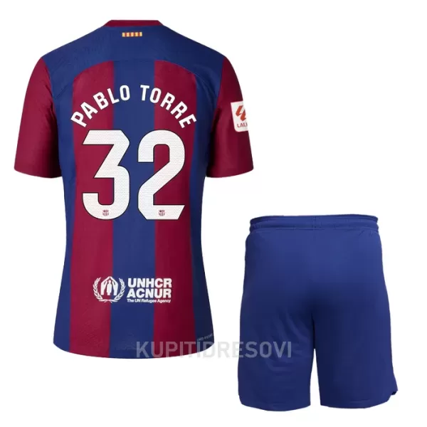 Dječji Dresovi FC Barcelona Pablo Torre 32 Domaći 2023/24