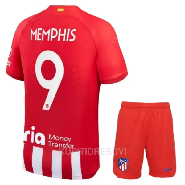 Dječji Dresovi Atlético Madrid Memphis 9 Domaći 2023/24