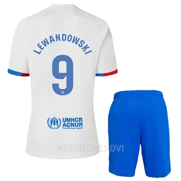 Dječji Dresovi FC Barcelona Lewandowski 9 Gostujući 2023/24