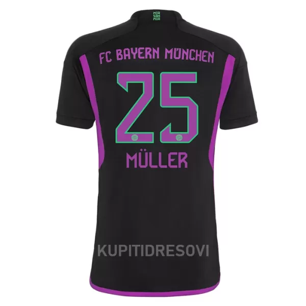 Dječji Dresovi FC Bayern München Müller 25 Gostujući 2023/24