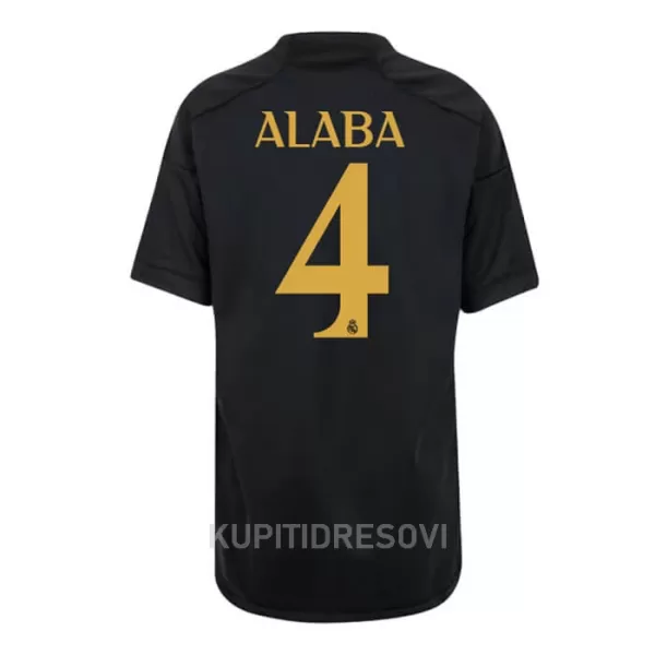 Dječji Dresovi Real Madrid Alaba 4 Treći 2023/24