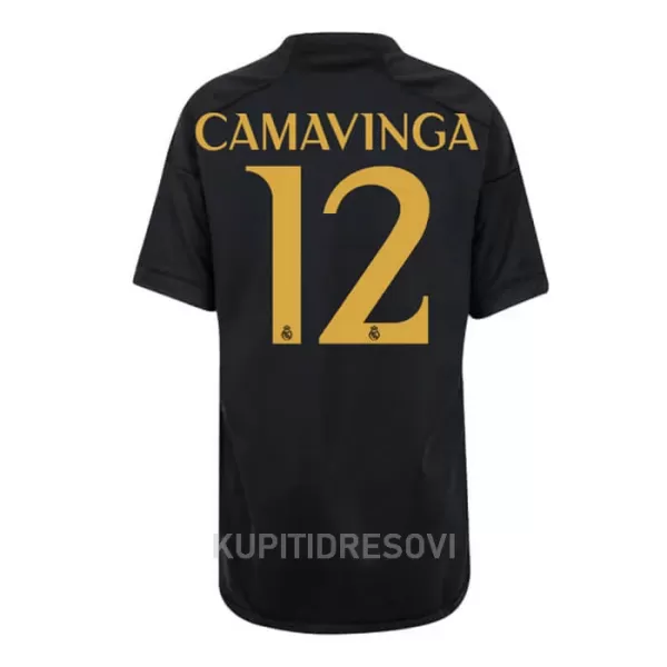 Dječji Dresovi Real Madrid Camavinga 12 Treći 2023/24