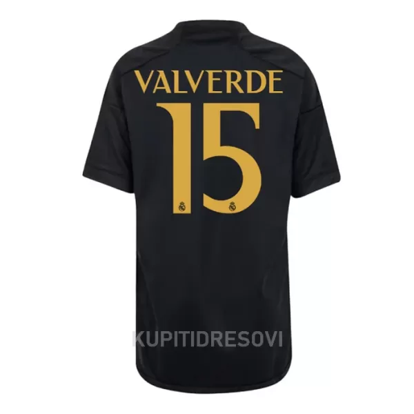 Dječji Dresovi Real Madrid Valverde 15 Treći 2023/24