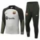 FC Barcelona Komplet Sweatshirts Četvrt-Zip 2023/24 Sivo