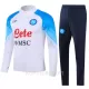 SSC Napoli Komplet Sweatshirts Četvrt-Zip 2023/24 Bijela