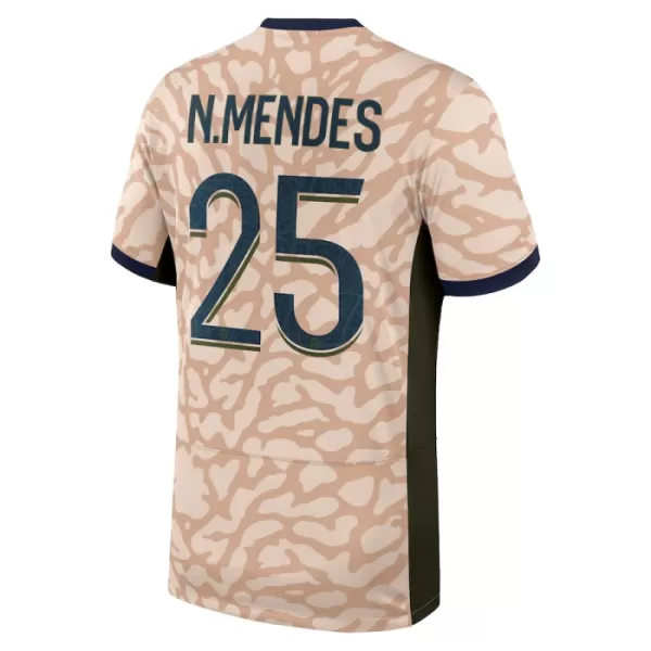 Dresovi Paris Saint-Germain Nuno Mendes 25 Četvrta Jordan 2023/24