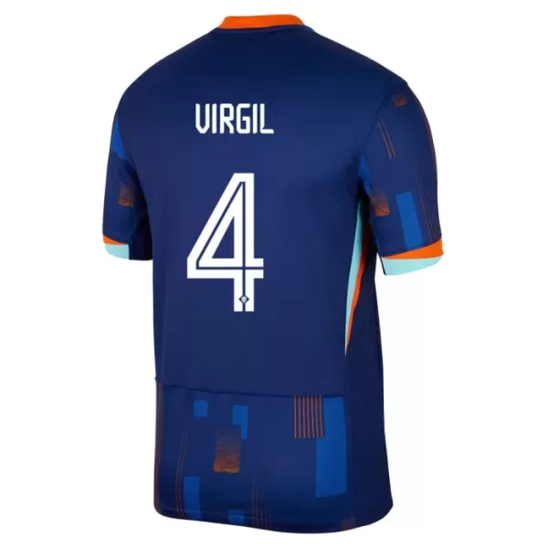 Dječji Dresovi Nizozemska Virgil 4 Gostujući Euro 2024